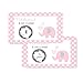 Pink Elephant Scratch-Off Game Girls Baby Shower Polka-Dots with Grey 28pc. Set