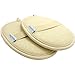 Kiloline 100% Big Size Naturals Exfoliating & Cleansing Loofah Pads-2 Pack Nature's flexible Luffa fibres Sponge Scrubber Brush Close Skin For Bath Spa and Shower Deep Cleansing Massaging Regenerating