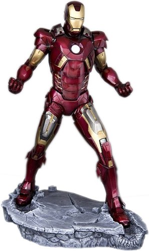 Iron Man Marvel Movie 3 Mark Vii Pre Paint Model Kit 16 Scale