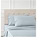 Amazon Basics Chambray Bed Sheet Set - Queen, Denim Wash