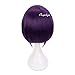 COSPLAZA Cosplay Wigs Faye Short Unbalanced Bangs Purple Rocking Hero Synthetic Anime Costume Hairs