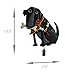 Allen Designs Parker The Dog Black Pendulum Wall Clock 13 in.