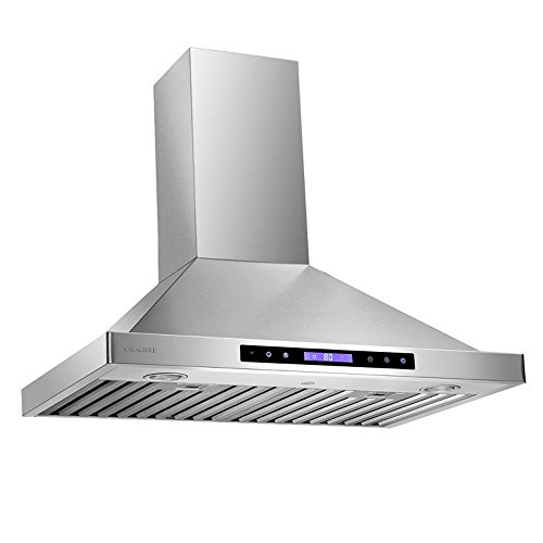 CAVALIERE 30" Range Hood Wall Mounted Stainless Steel Kitchen Vent 860 CFM