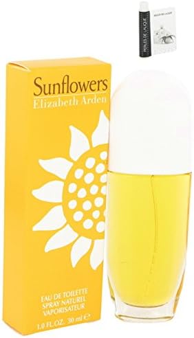 Sunflowers Perfume By E L I Z A B E T H Arden Eau De Toilette Spray For Women 1 oz.30 ml. + Free! Sample Perfume Perles De Lalique 0.03 oz Vial