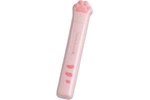 CALSGKSPRAY Pink Kawaii Cat Paw Scissors, Mini Portable Cute Stationery Scissors Stainless Steel Multifunctional Office Novelty Folding Art for Home School Office, Teacher Student Kids, Students