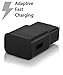 ChargeUP Samsung Fast Charger 2.0 Quick Charger Fast Charger for Samsung Galaxy S8 (1 Wall Charger + 1 USB Type C Cable)