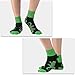 LIN Men's CoolMax Cycling Socks -Performance Moisture Wicking Ankle Socks for Mountain Bike, Road Bicycle ,3 Pack