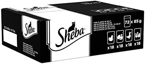 Sheba Select Slices in Gravy - Poultry Selection - Wet cat food pouches for adult cats - 72 x 85g pack, 6.12 kg (Pack of 1) - Image 3