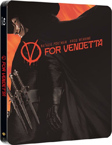 V FOR VENDETTA EXCLUSIVE STEELBOOK BLU RAY