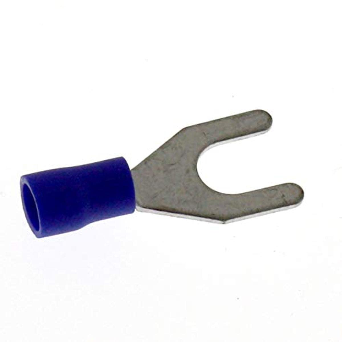 SeKi 14133, 1.5-2.5 mm2, M6, Insulated, 25 Pieces Fork Terminal, Blue