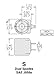 HY 6301012 DS 12VDC - Hydra force Coil 2 Spade 12 Volt DC Fits 08, 80, 88, and 98 series Hydraforce Stems (1/2
