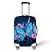 Bigcardesigns Blue Butterfly Luggage Covers Apply to 26-30 Inch Travel Suitcase L