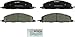BOSCH BC1400 QuietCast Premium Ceramic Disc Brake Pad Set - Compatible with Select Dodge Ram 2500, Ram 3500; Ram 2500, 3500; REAR