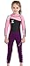 DIVE & SAIL Boys Girls Long Sleeve Wetsuit Thermal Long Sleeve Swimsuit UPF 50+ Sun Protection Sun Suit Pink M
