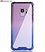 BAISRKE Galaxy S9 Case, Shock Absorption Flexible TPU Soft Edge Bumper Anti-Scratch Rigid Slim Protective Cases Hard Plastic Back Cover for Samsung Galaxy S9 - Black Blue Gradient