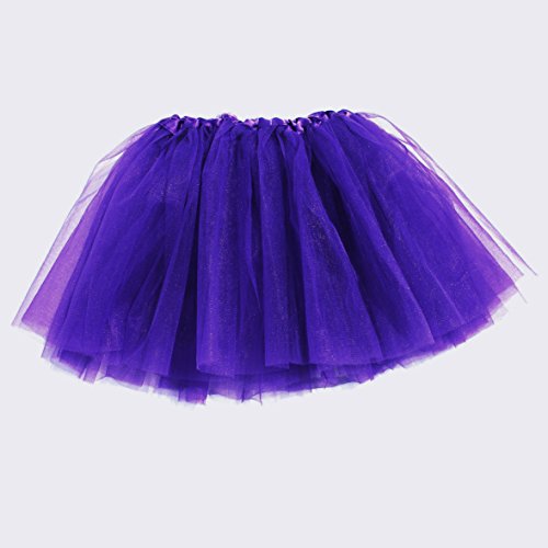 Amscan Party Ready Team Spirit Wacky Tutu (1 Piece), Purple, 13 x 8.5"