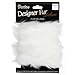 Darice DIY Crafts Luxury Faux Fur Trim White 2 x 30 inches (3-Pack) 2501-10