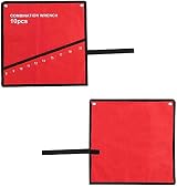 FTVOGUE Red Roll Up Tool Bag Wrench Spanner Screwdriver Pliers Storage 10 view 6