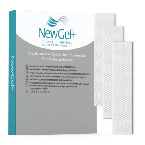 NewGel+ Advanced Silicone Scar Treatment Strip 1 mm thick for optimal