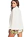 Verdusa Women's Lapel Split Long Sleeve Blazer Solid Cape Jacket Coat