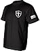 Crusader T-Shirt Black - Large