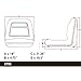 A&I Products Seat, YLW Parts. Replacement for John Deere Part Number LVA10029