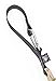 PowerTye 1.5in x 6.5ft Heavy-Duty Yellow-Zinc Ratchet Tie-Down Straps with Soft-Tye and Carabiner Hooks- 1,000 lb Working Load Limit / 3,000 lb Breaking Strength - Made in USA - Black/Black (Pair)