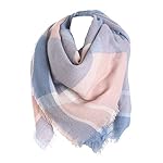 Ancia Women Tartan Scarf Stole Plaid Blanket Checked Scarves Wraps Shawl Ancia Women Tartan Scarf Stole Plaid Blanket Checked Scarves Wraps Shawl