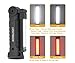 Rechargeable COB LED Slim Light Set: 5W 360 Lumen & 3W 180 Lumen Foldable & 360° Rotates. 5-Modes Portable Multifunctional Torch Light Inspection Light COB LED Work Light w/Magnetic Base USB-Recharge