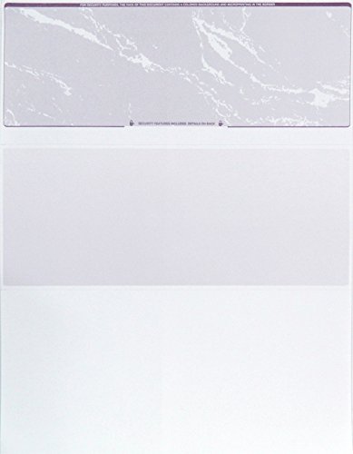 Computer Check Paper Blank Stock On Top 100 Count (Burgundy Marble) - Thumbnail 2