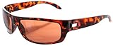 Fiore HD Blue Blocker Driving Sunglasses - Available in Various Styles (Sport Wrap - Tortoise Frame)