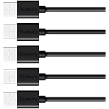 Lumsing Micro USB Cable 5 Pack Micro USB 3ft Premium Android Cable USB 2.0 A Male to Micro B Sync and Charging Cables for Android Smartphones