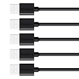 Lumsing Micro USB Cable 5 Pack Micro USB 3ft Premium Android Cable USB 2.0 A Male to Micro B Sync and Charging Cables for Android Smartphones