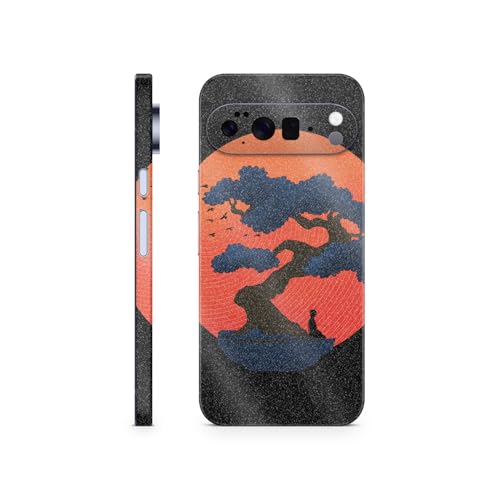Glossy Glitter Phone Skin Compatible with Google Pixel 10 Pro XL - Meditation -…