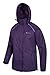 Mountain Warehouse Pakka Womens Jacket – Waterproof Rain Coat Purple 12