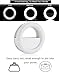 UTOWO VEDRAU01A3 Selfie Ring Light for Camera, Rechargeable Battery Upgraded Version, Selfie LED Camera Light, 36 LED for iPhone, iPad, Samsung Galaxy Photography Phones