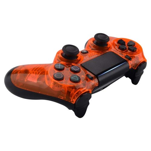家庭用ゲーム機本体 PlayStation4 - PS4 Original Custom Controller 053 Glossy Transparent Red Custom PS4 Playstation 4 Wireless