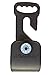 Greenbest Durable Rust-Free Hose Hanger, Holder, Carrier, Support with Thermometer for Garden Hose/Expandable Hose/Hose Reel/Water Hose/Pocket Hose/Flex-Able Hose/Magic Hose, Brown