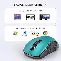 Deeliva Wireless Mouse, Computer Mouse Wireless