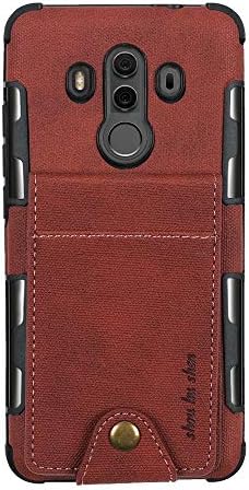 Wallet Compatible Case for Huawei Mate 10 Pro,Slim Hard PC Protection Cover with Card Holder Slots for Mate 10 Lite