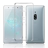 Sony Xperia XZ2 Premium Case, TopACE TPU Rubber Gel Shock-Absorption Bumper Anti-Scratch Transparent Silicone Cover for Sony Xperia XZ2 Premium (Clear)