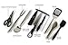 LIFE 2 GO 9-Piece Portable Camp Kitchen Utensil Organizer Set for Indoor or Outdoor-100% Stainless Cookware Kit is Perfect for Travel, Picnics, RVs, Camping, Hiking, BBQs, Parties, Potlucks and morethumb 1