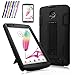 Windrew Heavy Duty Rugged Impact Shock-Proof Case with Build in Kickstand Protective Case for LG G Pad F 8.0 / LG GPad II 2 8.0 Inch Tablet + Screen Protector Film and Stylus Pen (Black/Black)
