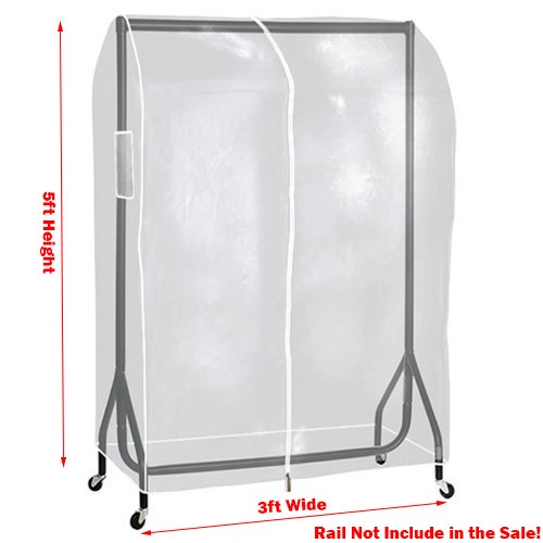 Complete Retail Solution Ltd Quality Clear Garment Rail Cover