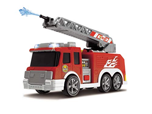 DICKIE 203302002 Toys Fire Truck, Feuerwehrauto, Spielzeugauto, Feuerwehr, mit Wasserspritzfunktion, ausziehbare Leiter… – Bild 3