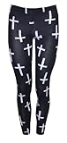 Vip Boutique Cross Printed Leggings