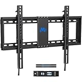 Mounting Dream TV Wall Mount TV Bracket with Leveling Design for 37-70 inch TVs, Fixed TV Mount with Max VESA 600x400mm Weight up to 132 LBS, Low Profile TV Wall Mounts Fit 16", 18", 24" Wood Studs