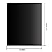 Accmor Grill Mat, 100% Non-stick BBQ Grill & Baking Mats, PFOA Free, Reusable and Easy to Clean - Works on Gas, Charcoal, Electric Grill and More (15.75 x 13inch, Black)