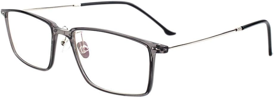 Xinvision Men Women Business Eyewear - Anti Blue Light Glasses Anti Eye Strain UV Eyeglasses Computer Game Slim Legs Classic Goggle (Gray)