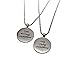 LUX ACCESSORIES Best Friends BFF You are My Sunshine Necklaces (2pc)